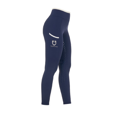 Legging Equestro femme avec décorations perforées