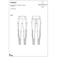 Legging Equestro femme full grip avec inserts perforés