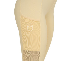 Dames full grip rijleggings met geperforeerde inzetstukken