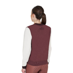 Sweatshirt Equestro femme EQ col rond