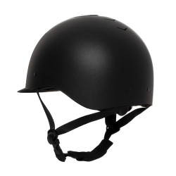 Casque femme Equestro Azael Stone Equestro visière étroite homologation EN 1384-2023