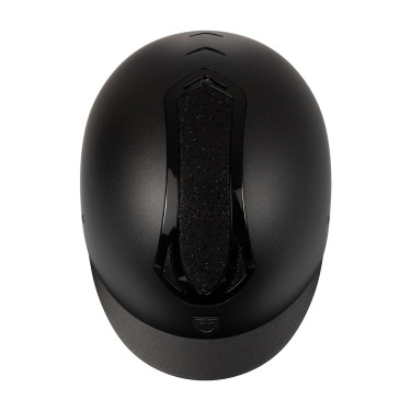 Casque femme Equestro Azael Stone Equestro visière étroite homologation EN 1384-2023