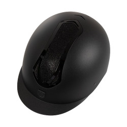 Casque femme Equestro Azael Stone Equestro visière étroite homologation EN 1384-2023