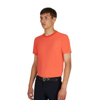 Heren trainings-T-shirt van technische stof met microgaatjes