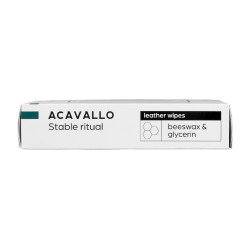 Lingettes pour cuir à la cire d’abeille Acavallo