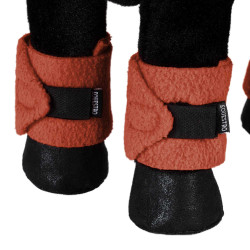 Set bandages Toy Horse Baksteenrood