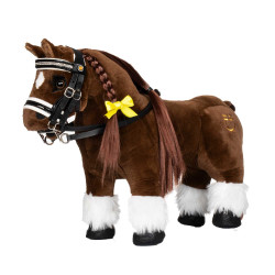 Bride pour cheval jouet Equestro avec rembourrage blanc Rock Sheet