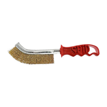 Brosse pour sabots en acier laitonné Umbria Equitazione