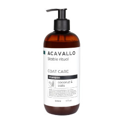 Shampoing Acavallo coco et avoine effet soie