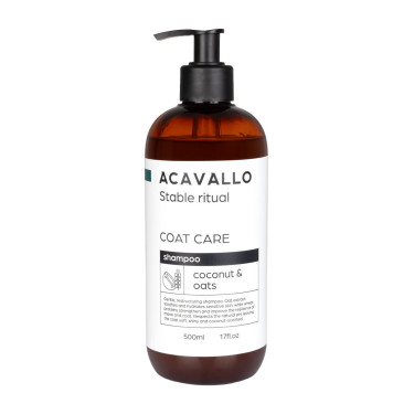 Shampoing Acavallo coco et avoine effet soie