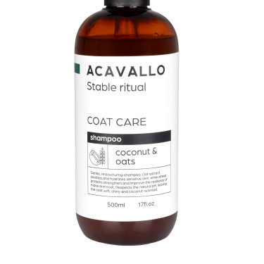 Shampoing Acavallo coco et avoine effet soie