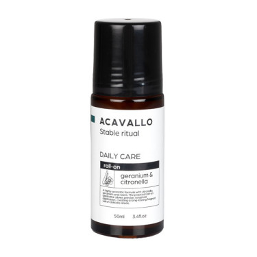 Roll-on Acavallo avec crème au géranium citronnelle et neem pour naseaux