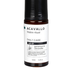 Roll-on Acavallo avec crème au géranium citronnelle et neem pour naseaux
