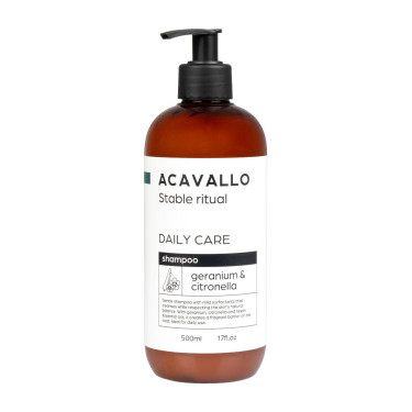 Shampoo met citronella geranium en neem 500 ml