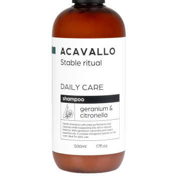 Shampoo met citronella geranium en neem 500 ml