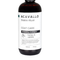 Shampoing Acavallo pour chevaux gris miel et vanille