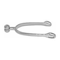 Sporen Inox Heren Soft Touch MET Horizontale Draaibare Halvemaanvormen 30MM