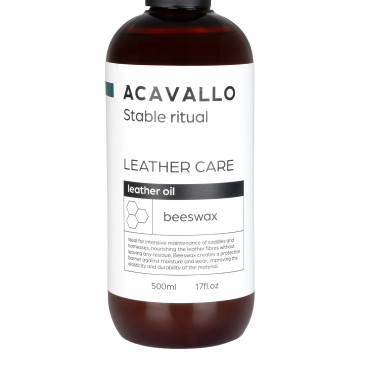 Huile pour cuir Acavallo à la cire d’abeille