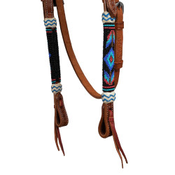 Bridon western Pool's avec décorations navajo