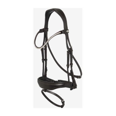 Bridon de dressage anatomique Kudos LeMieux Bridon de dressage anatomique Kudos LeMieux