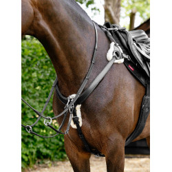 Collier de chasse en 5 points Kudos LeMieux Noir Collier de chasse en 5 points Kudos LeMieux Noir