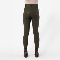 Legging d'équitation HV Polo Favourite Highwaist FullGrip Vert forêt