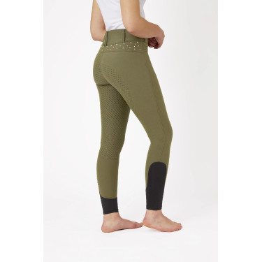 Dames rijbroek met hoge taille met Horze-kristallen