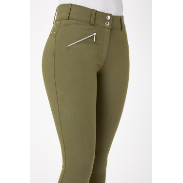 Dames rijbroek met hoge taille met Horze-kristallen
