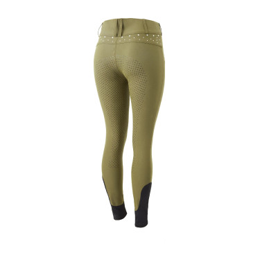 Pantalon Horze taille haute avec cristaux femme