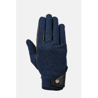 Gants d’équitation thermo Horze Romy Pomme épicée Blanc