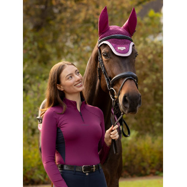 Bonnet anti-mouches LeMieux Loire Blackberry Bordeaux