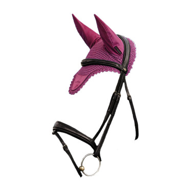 Bonnet anti-mouches LeMieux Esme Blackberry Bordeaux