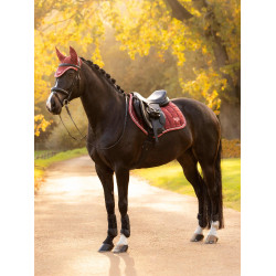 Tapis de selle LeMieux Loire Close Contact Square CSO Russet Orange