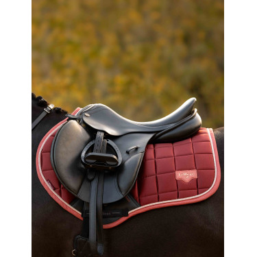 Tapis de selle LeMieux Loire Close Contact Square CSO Russet Orange