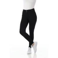Softshell broek Equitheme Kitzbuhl siliconen zitvlak Zwart