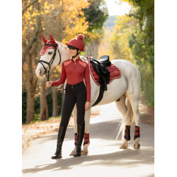 Tapis de selle LeMieux Loire Square mixte Russet Orange Tapis de selle LeMieux Loire Square mixte Russet Orange
