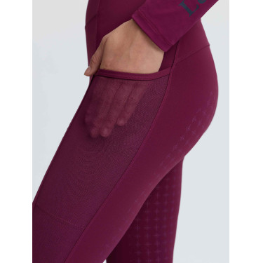 Legging LeMieux Naomi Blackberry Bordeaux Legging LeMieux Naomi Blackberry Bordeaux