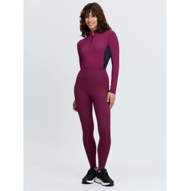Legging LeMieux Naomi Blackberry Bordeaux Legging LeMieux Naomi Blackberry Bordeaux