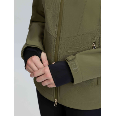 Veste Softshell LeMieux Celine Willow green Kaki