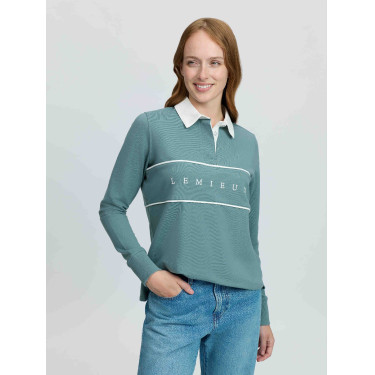 Rugbyshirt LeMieux Rochelle dames Aloë Blauw