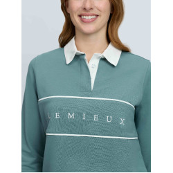 Rugbyshirt LeMieux Rochelle dames Aloë Blauw