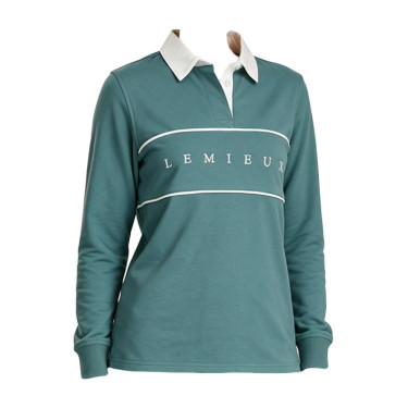 Rugbyshirt LeMieux Rochelle dames Aloë Blauw