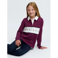 Polo de rugby LeMieux Young Rider Riley Blackberry Bordeaux