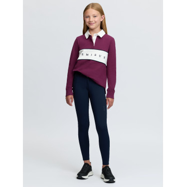 Polo de rugby LeMieux Young Rider Riley Blackberry Bordeaux