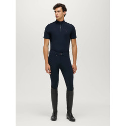 Pantalon d’équitation Tommy Hilfiger Equestrian Stanton grip genoux homme Désert Gris