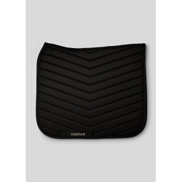 Tapis de dressage Montar avec cristaux gun metal Noir