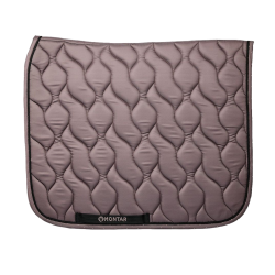 Bruin Nougat Luxe Dressuurzadeldek met Kristallen Montar