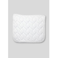 Tapis de dressage marron nougat avec cristaux Montar Blanc Tapis de dressage marron nougat avec cristaux Montar Blanc
