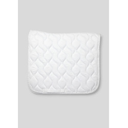 Tapis de dressage marron nougat avec cristaux Montar Blanc Tapis de dressage marron nougat avec cristaux Montar Blanc