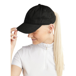 MoBea katoenen pet met ton-sur-ton logo borduursel Blush Montar
